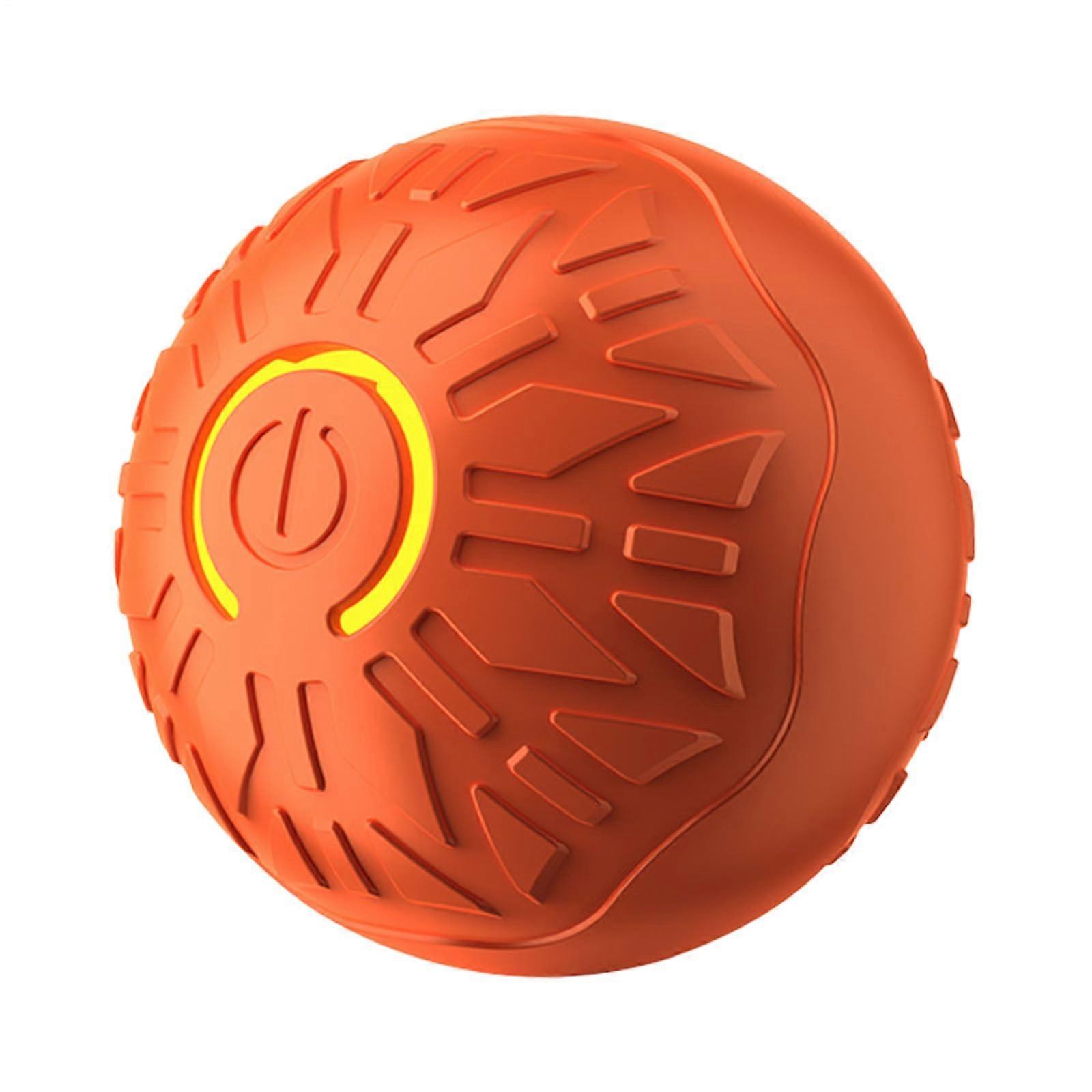 Electric Dog Ball Motion-Activated Automatic Rolling Ball Toy For Mental Stimulation And Training Blue/Orange