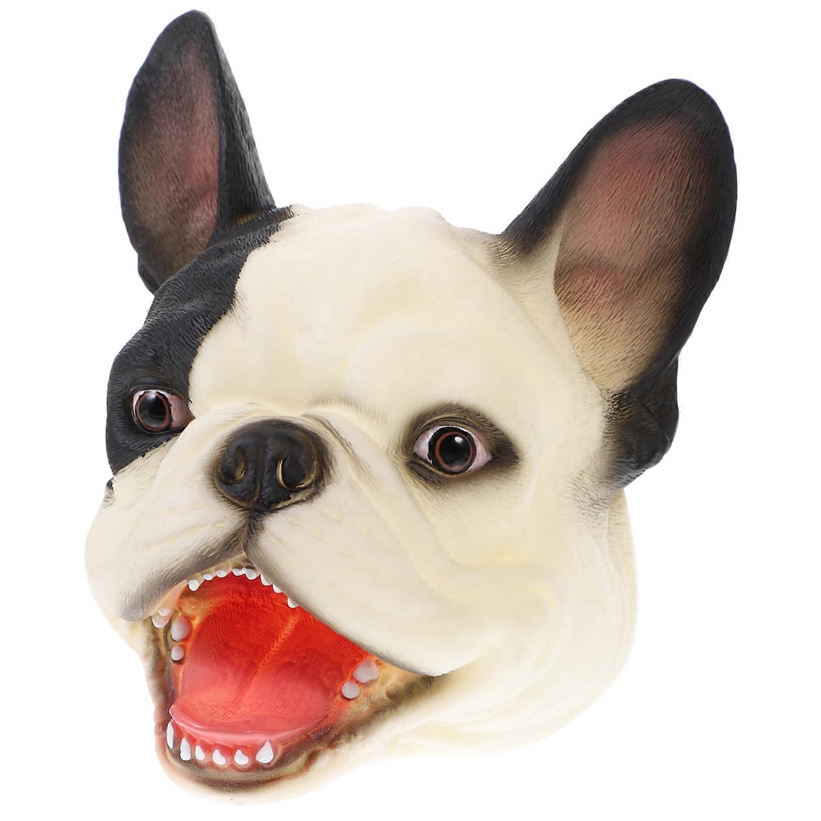 Hand Puppet Rat Dog Robot Dolls Kit Pet Puppy Stuffed Pigeon Puppet Figures Plush Vinyl White
