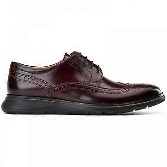 Men's Base London Flight 25 | Bordo | Mens Smart-Casual Brogues
