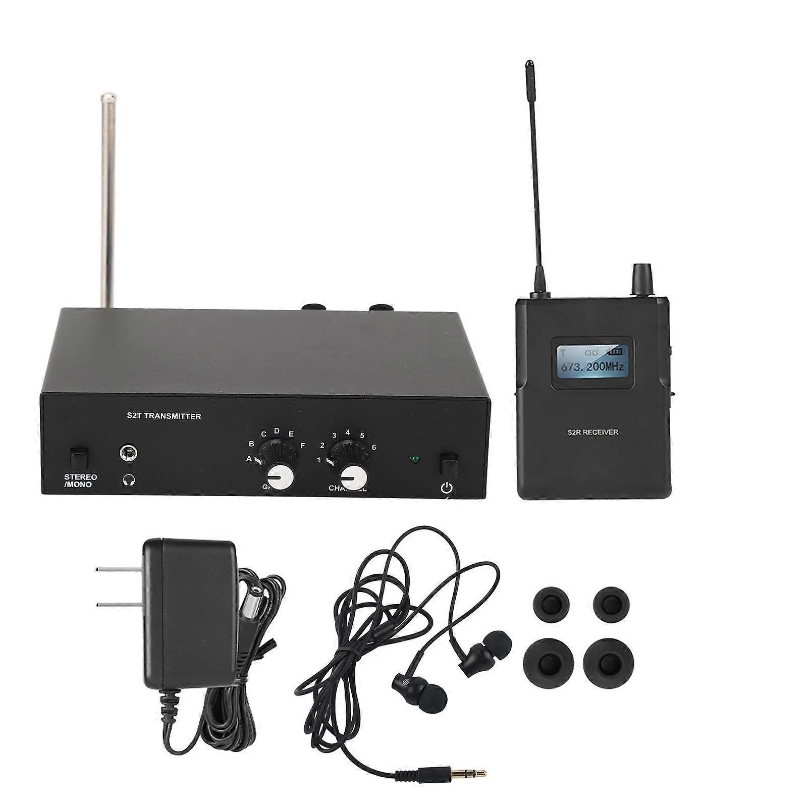 ANLEON S2 UHF Stereo Wireless In-Ear Monitor System 670-680MHz - High-Fidelity o