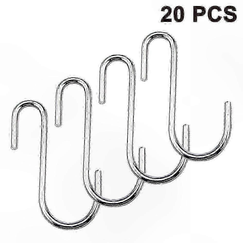 Durable S-Shaped Hooks for Pan and Pot Storage Rack
