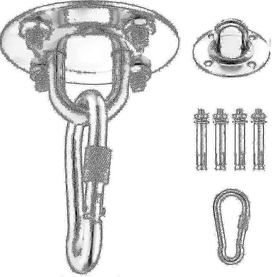 TTMA Ceiling Hook, Wall Mount Hook compatible with Hanging Hammock, Yoga, Hanging Chair