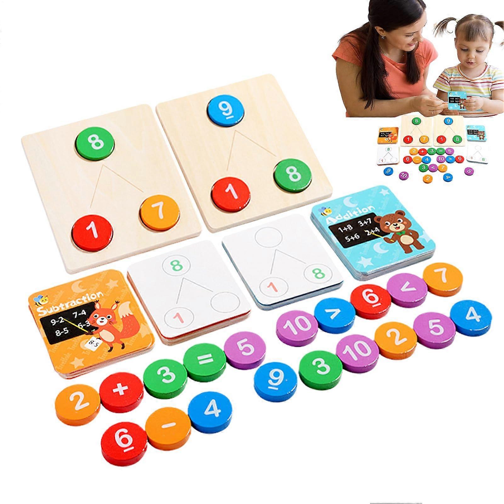 Early Education Number Decomposition Game for Kids  Addition  Subtraction Within 10  Educational Toy for Toddlers