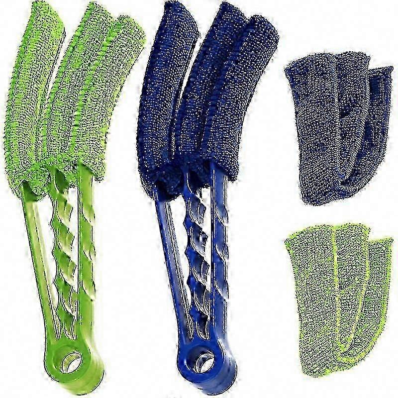 Microfiber Shutter Cleaning Cloths - 2 Pack Window & Vent Dust Cleaner Tool