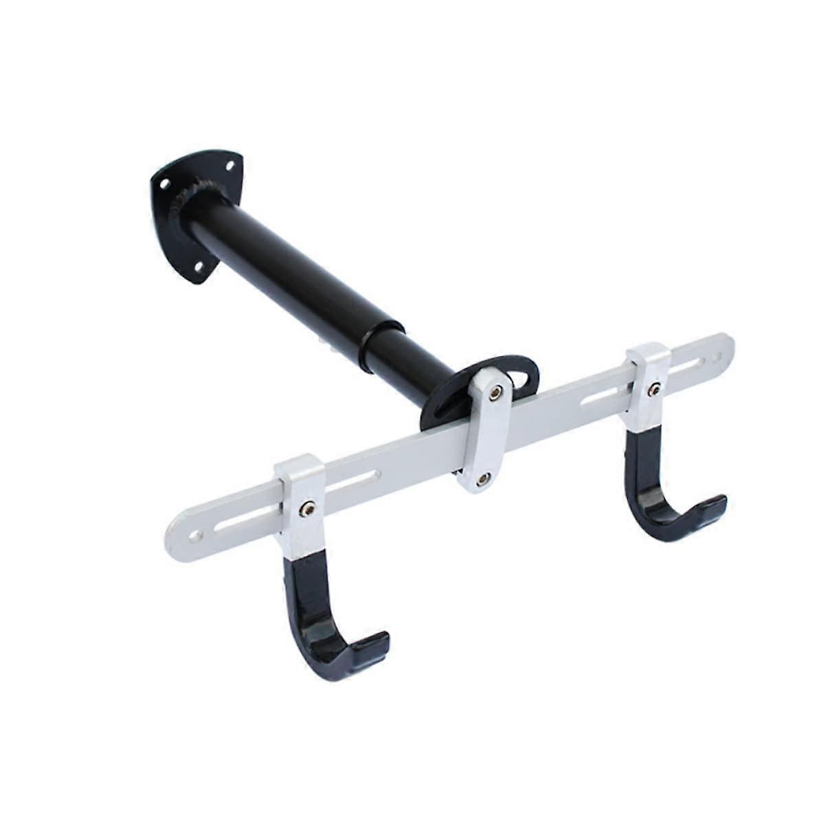 Adjustable Vertical Hook Bike Wall Mount for Indoor and Garage Storage of Mountain Bikes, Road Bikes, and Kids' Balance Bikes with RubberCoated Hooks