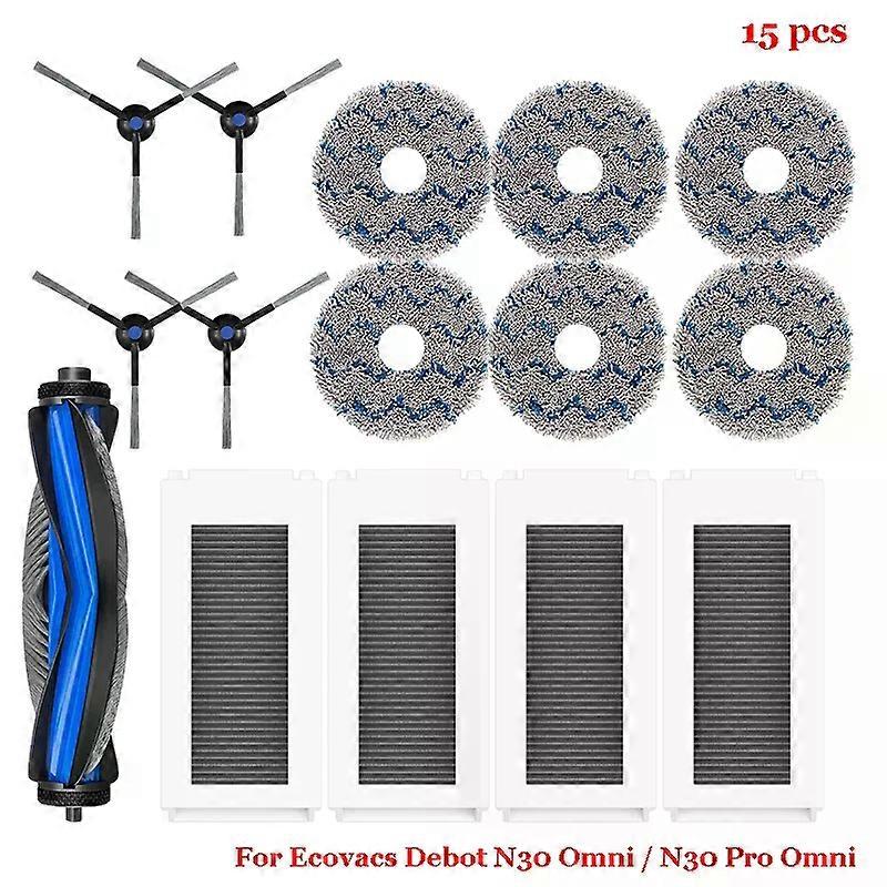 Apply Replacement For Ecovacs Debot N30 Omni / N30 Pro Omni Robot Vacuum Cleaner Part Accessories Main Side Brush Hepa Filter Parts