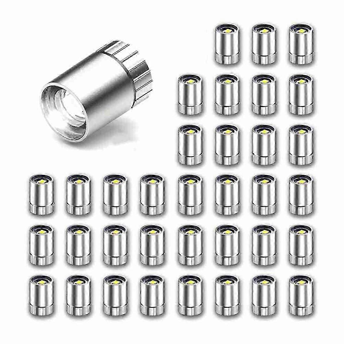 36 قطعة أضواء مصغرة ، أضواء LED مصغرة للحرف اليدوية ، أضواء بقعة صغيرة تعمل بالبطارية (عمود