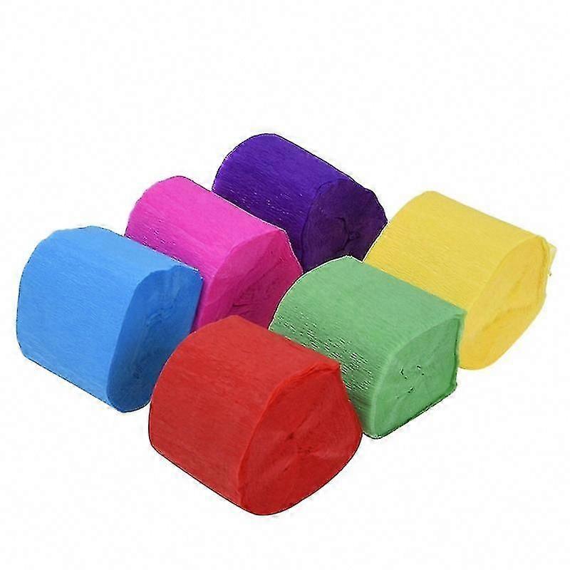6pcs Crepe Paper Streamer for Party Decorations