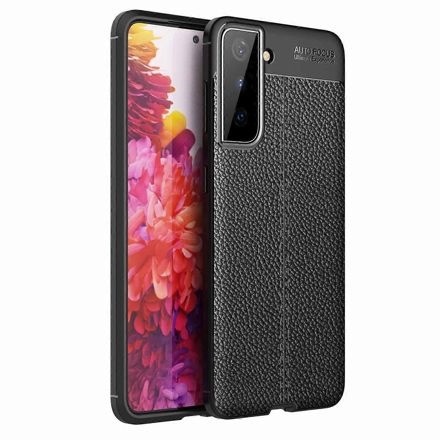 Samsung Galaxy S21 PLUS Case TPU Protective Case - Faux Leather