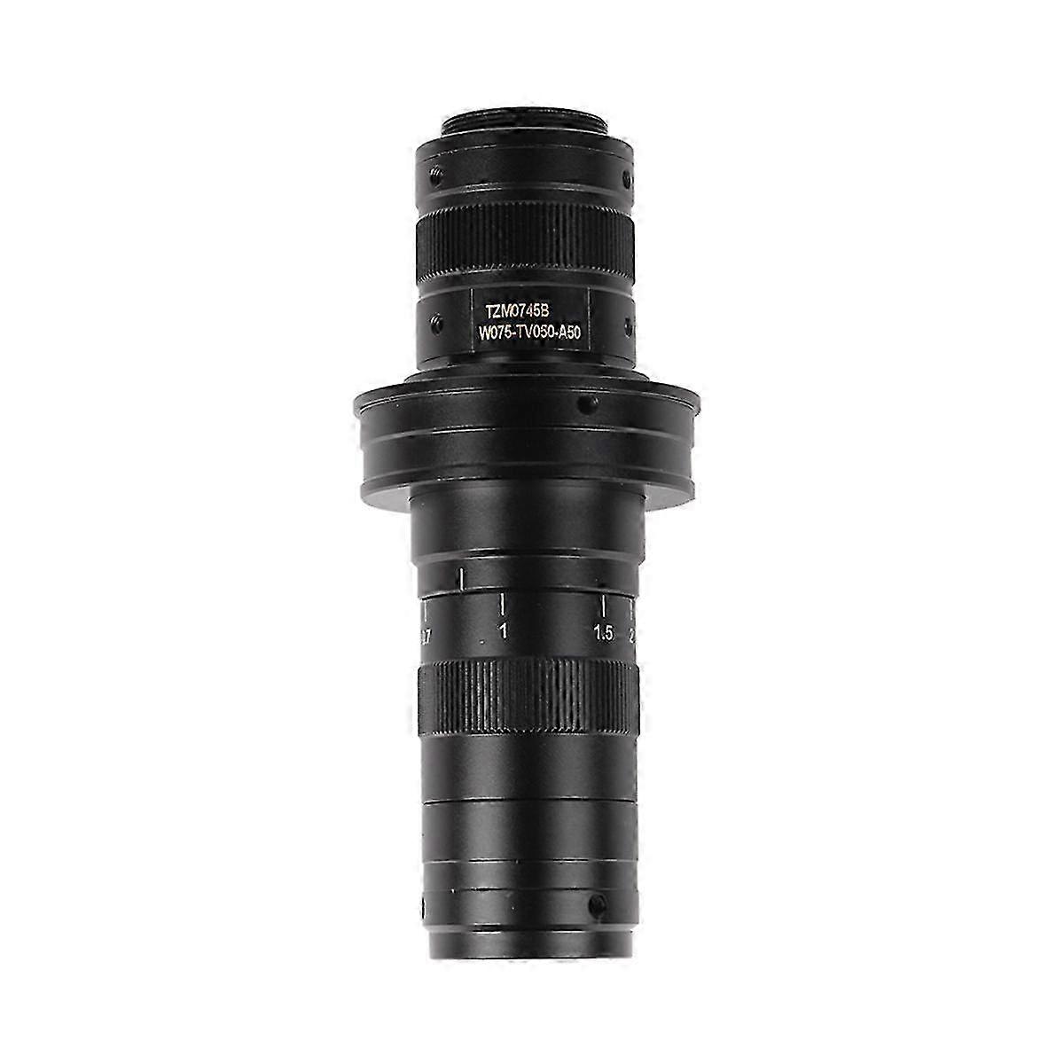 150X Zoom C Mount Lens 0.7X-4.5X Magnification Glass Continuous Lens 25mm for HD VGA USB Industry Video Microscope