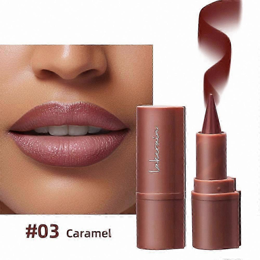 Nude Gradient Lip Liner & Lipstick Combo, Ombre Effect, High-Pigment, Long-Lasting, Smudge-Proof Lip Makeup