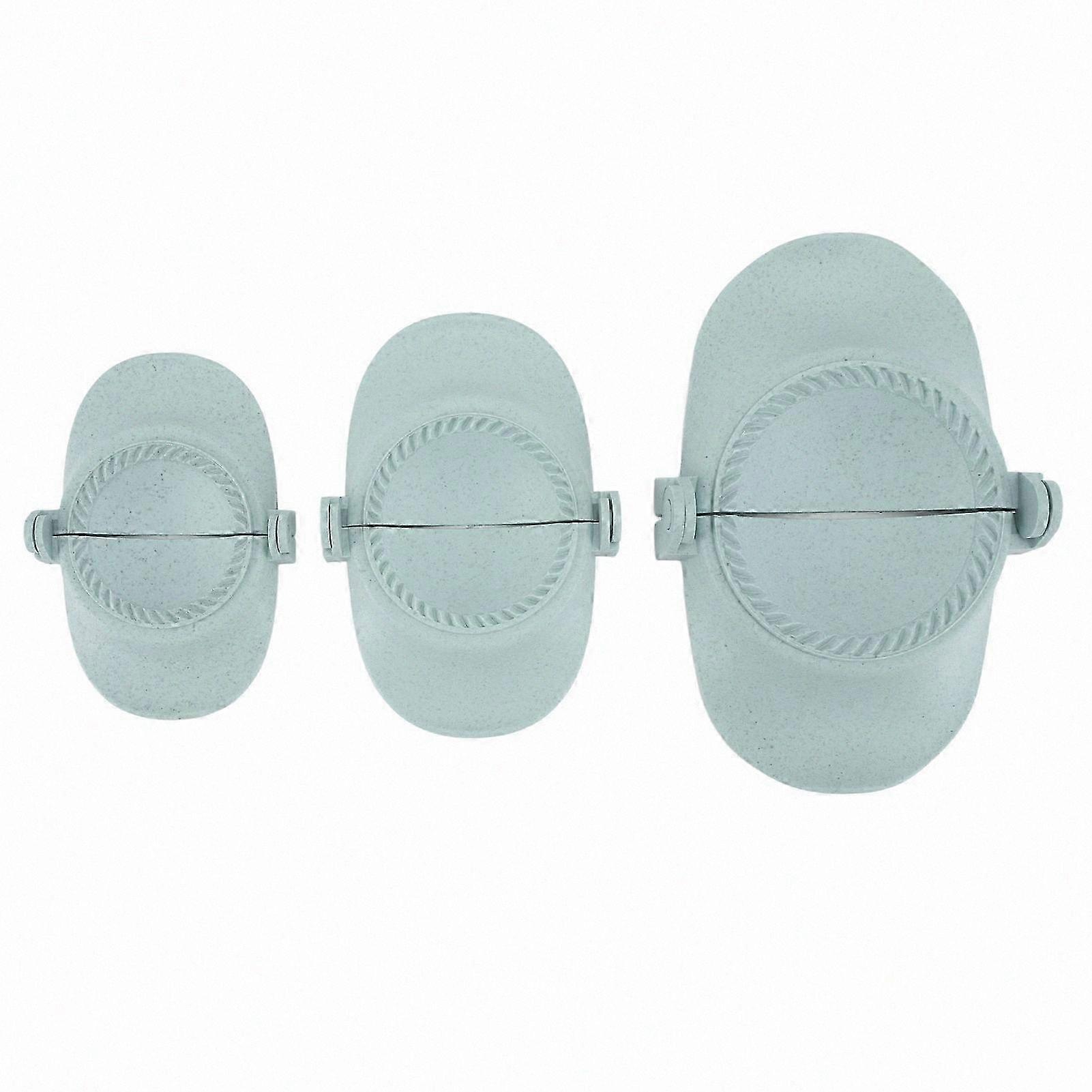 3-Piece Dumpling Maker Set - Wheat Straw Empanada Press Tools for Easy Cooking and Kitchen Creativity