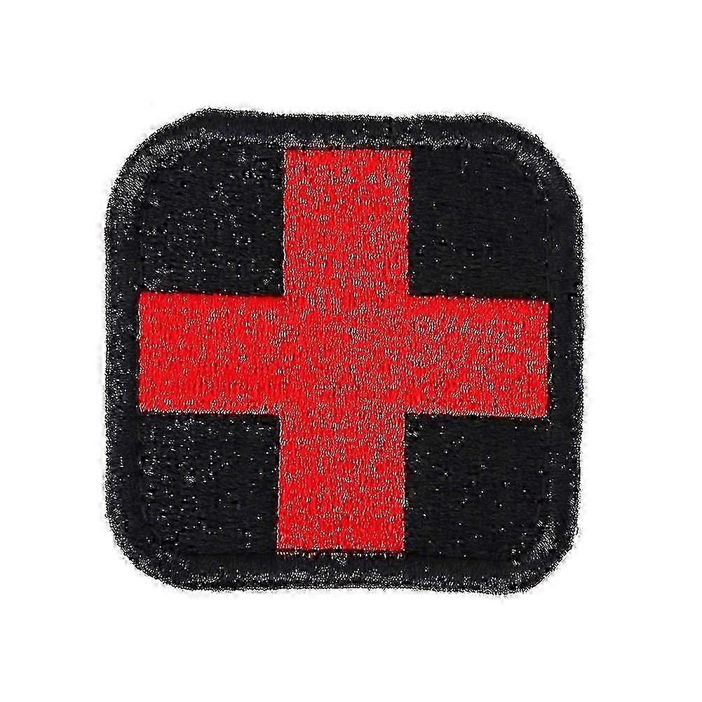 Medical Cross Embroidered Patch Hook&loop Embroidery Applique Badge...