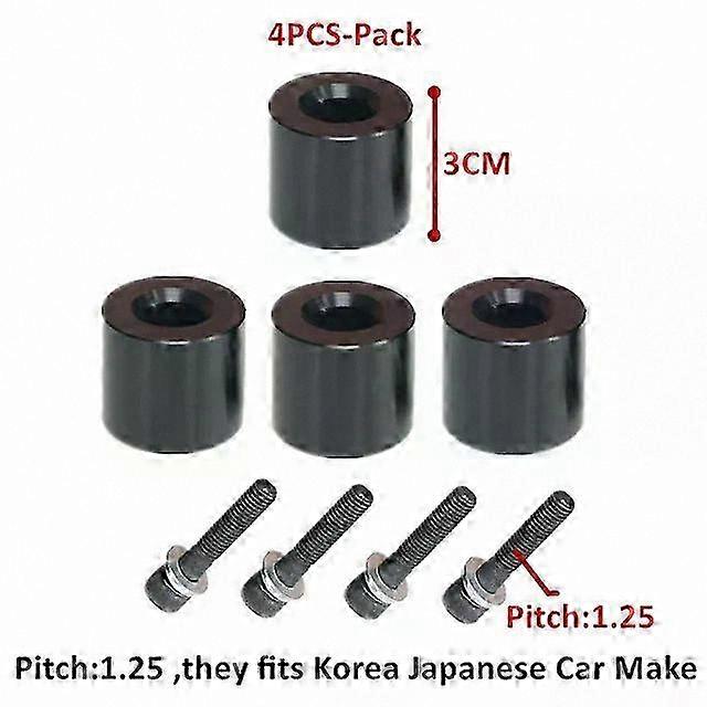Universal Car Seat Spacer Pads - 4pcs Height Adjustment Modifiers for Enhanced Comfort and Support