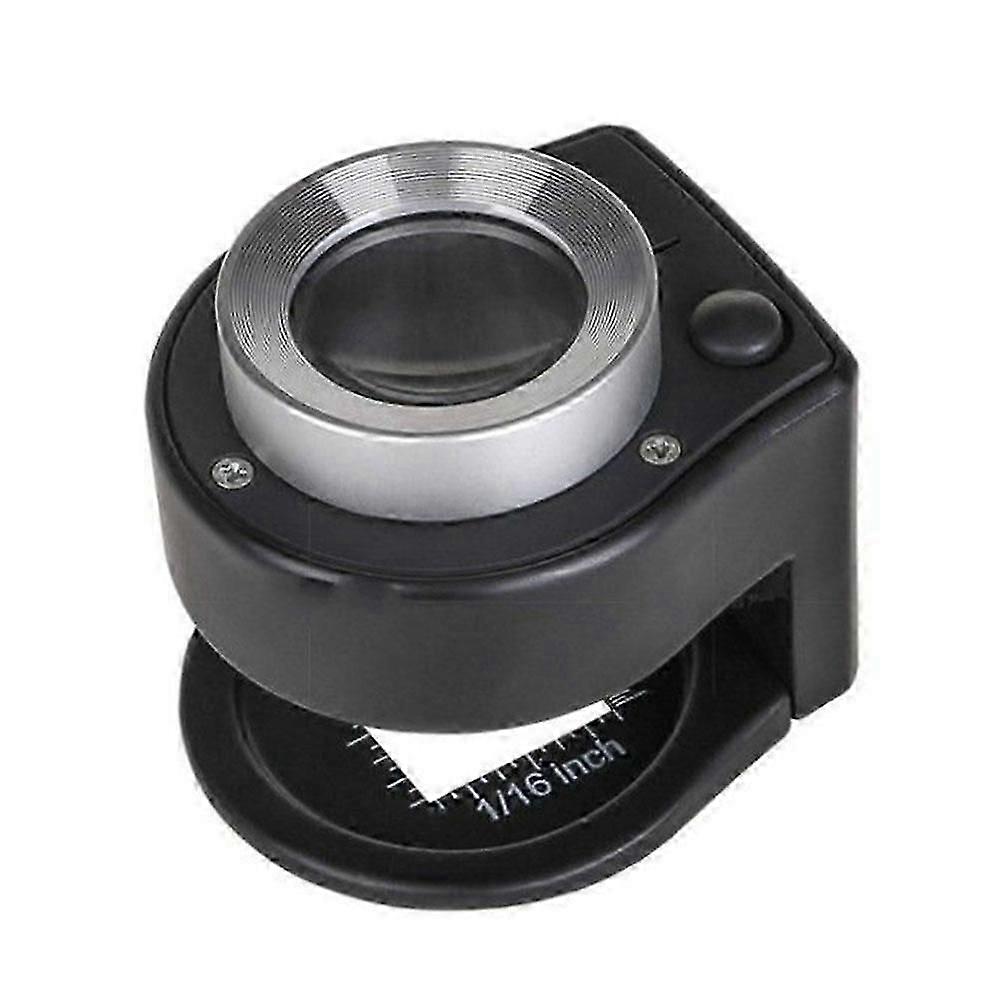 Desktop Illumination Mirror Light Banknote Verification LED Magnifying Glass