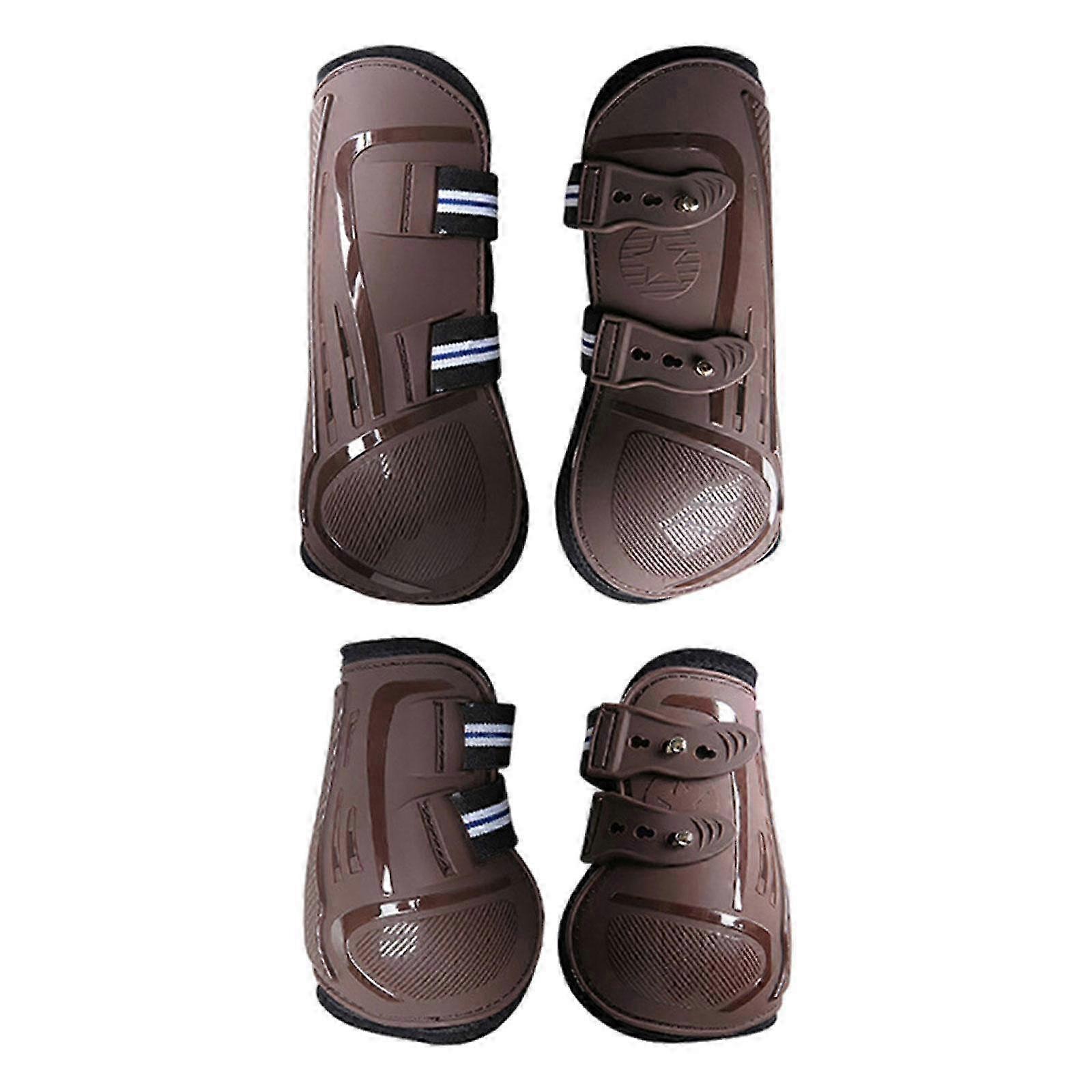 4x Horse Boots Leg Protective Support Tendon Protector Comfortable Leg Wraps