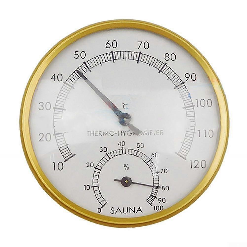 Hygrometer and Thermometer Set For Saunas Humidity and Temperature Monitor Dual Gauge Analog Dial