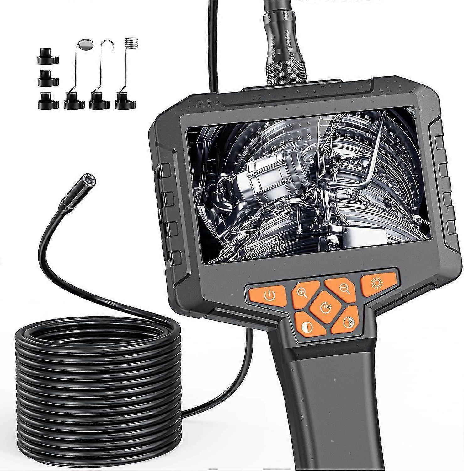 High quality  16.4FT Endoscope With Light, 4.3' HD 1080P Borescope