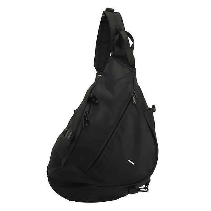 Shoulder Bag - Vvikizy - Black - Lightweight Oxford Fabric - Adjustable Straps - Multi-Purpose