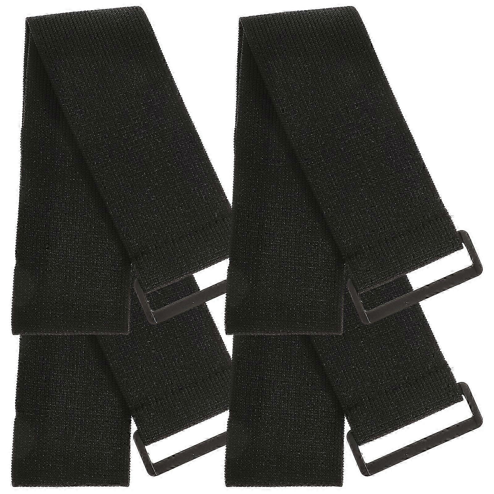 4pcs Hook and Loop Strap Elastic Strap Multipurpose Strap Reusable Cinch Strap