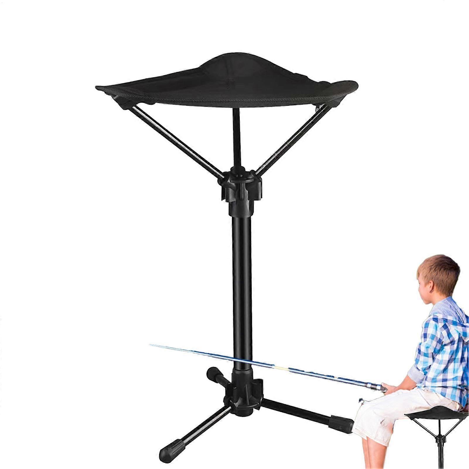 Folding Tripod Stools For Adult Portable Camping Stool For Fishing And Hunting Travel Chair Foldable Tall Tripod Stool