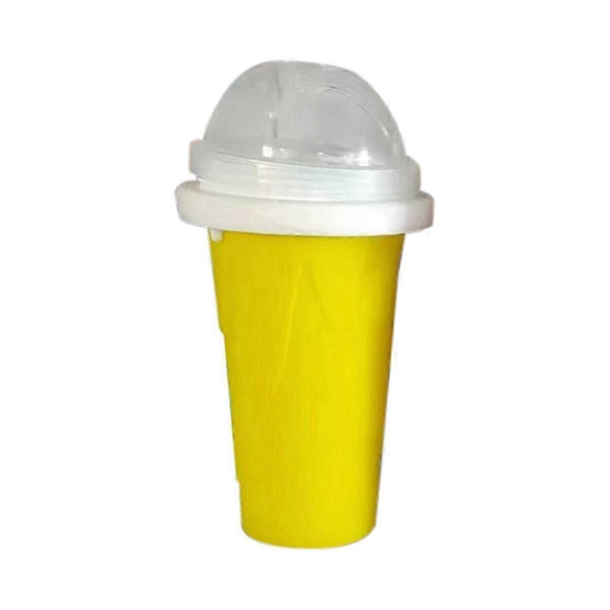 DIY Magic Slushy Maker Squeeze Cup Yellow