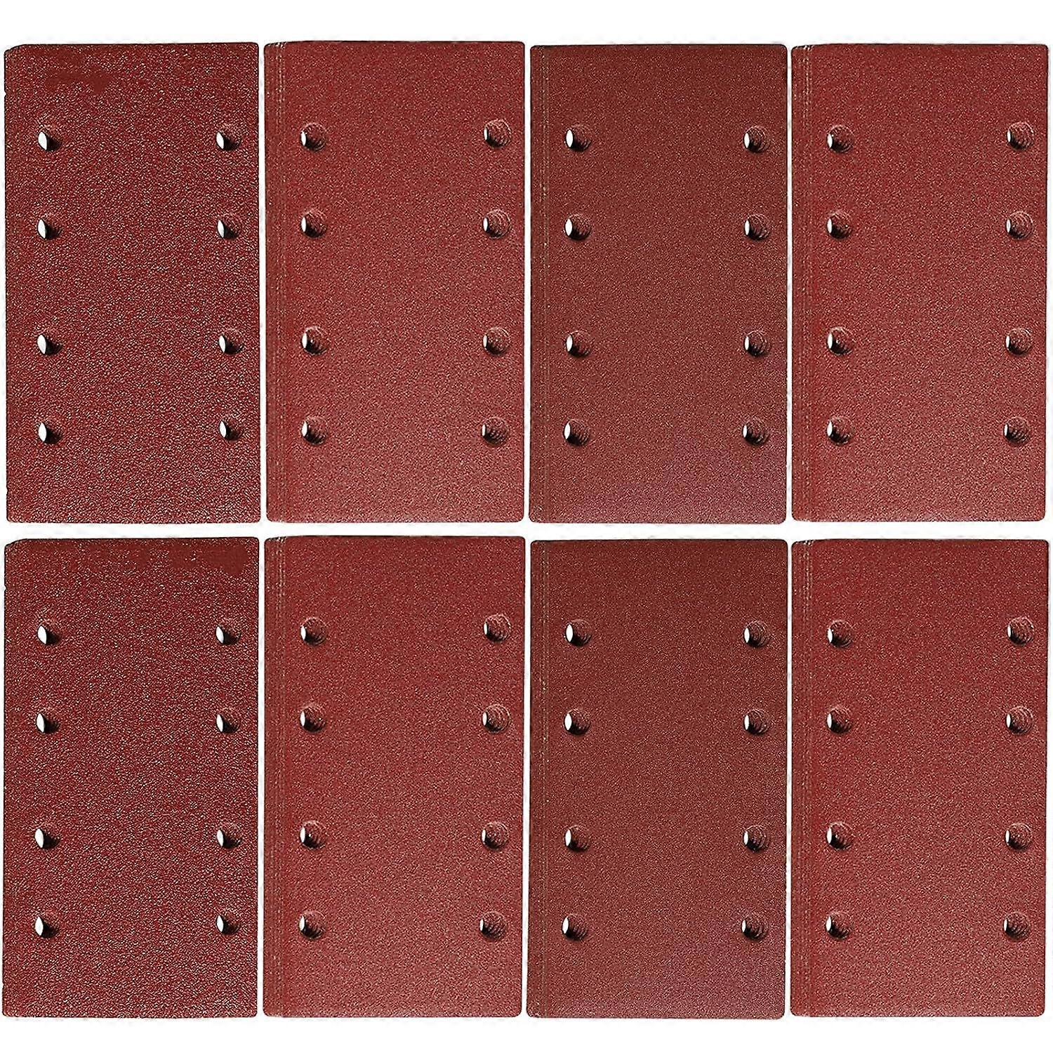 Sanding Sheets for Orbital Sander 93 x 185 mm Sandpaper 8 Holes Grit 40 60 80 120 180 240