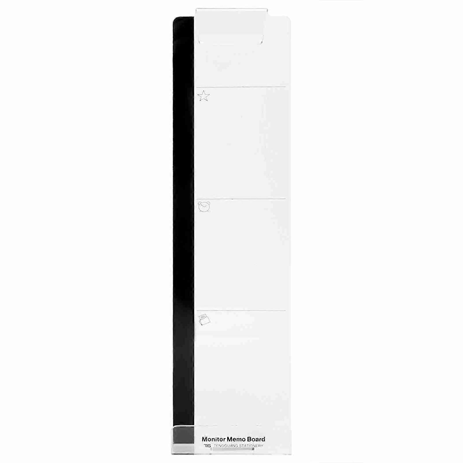 Acrylic memo board for computer screen (right)
