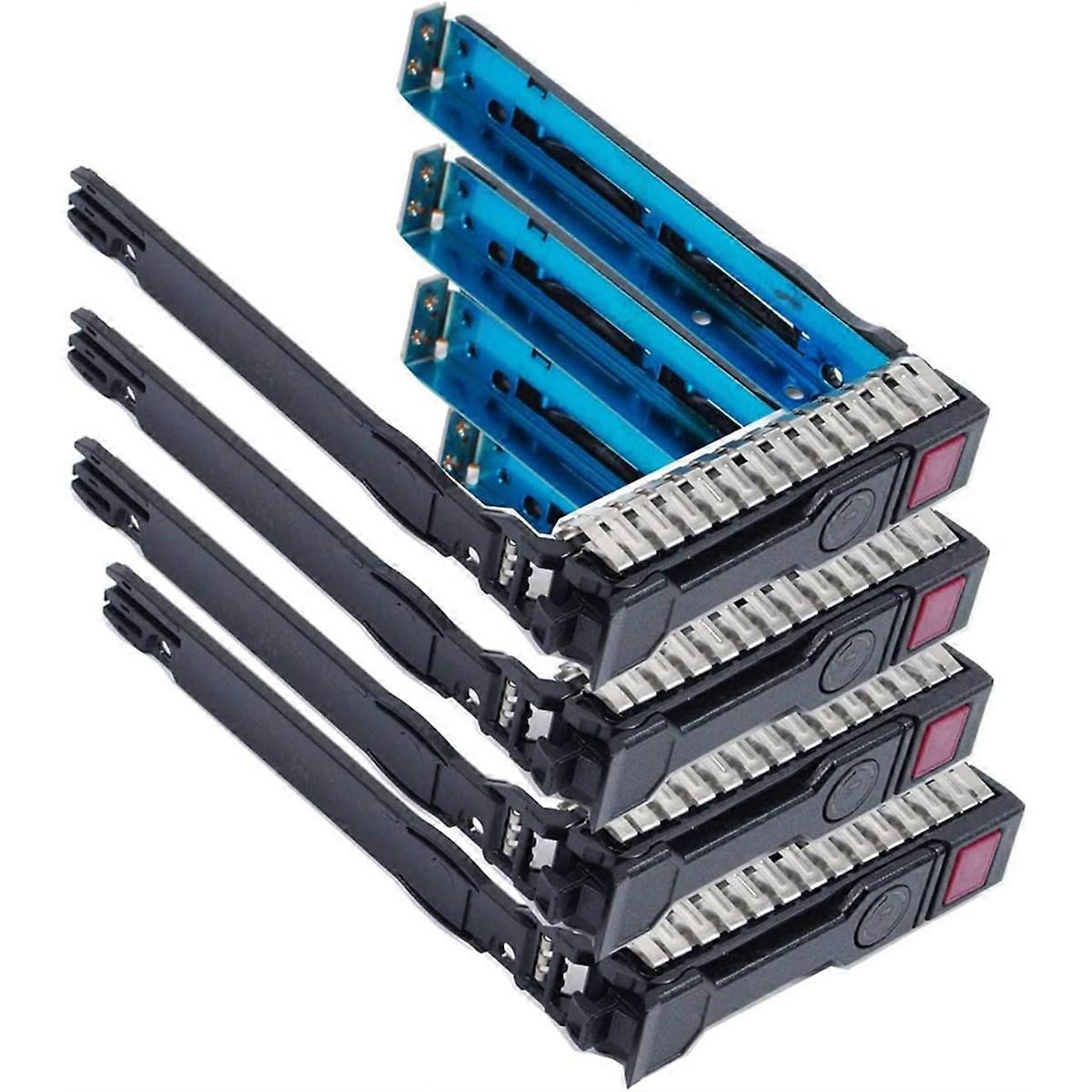 2.5 Inch SAS SFF SAS Drive Tray (4 Pack) - Aluminum - Compatible with for ProLiant & DL Series Servers