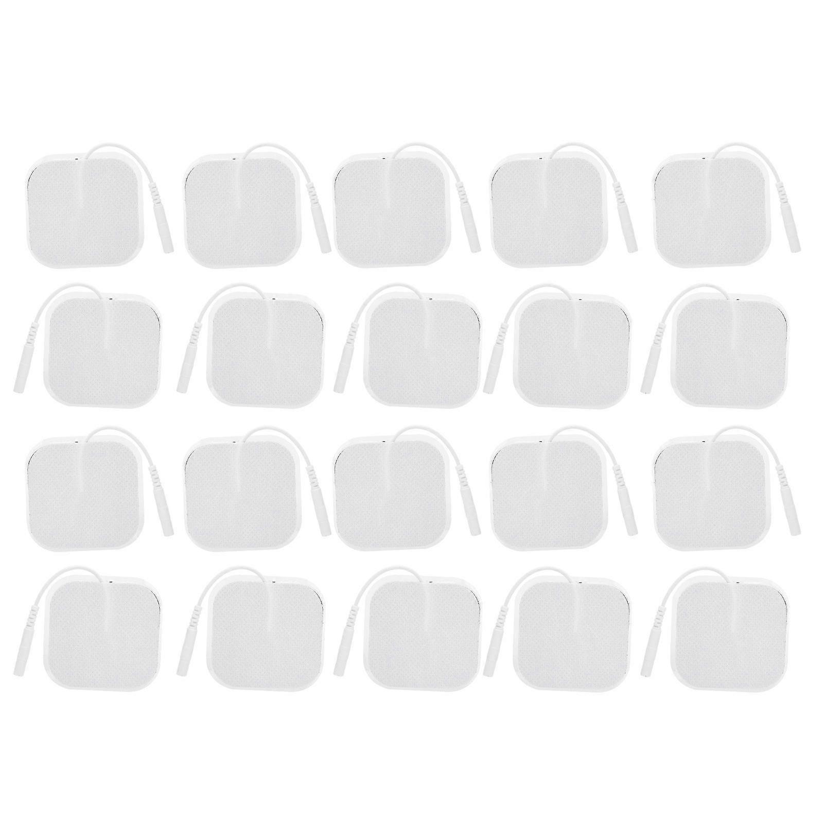 20pcs / bag 5x 5cm Tens Electrode Pads for TENS Massager Physiotherapy Machine