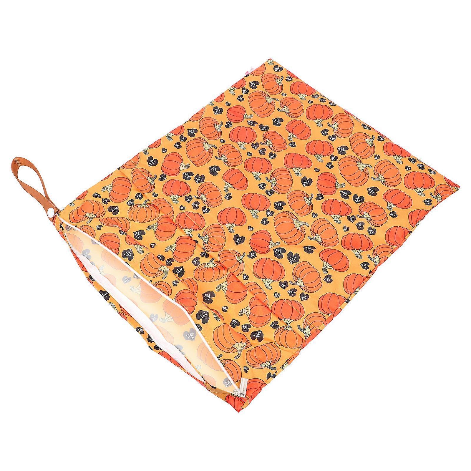 Wear-Resistant Diaper Pouch Household Storage Accessory for Storage Orange