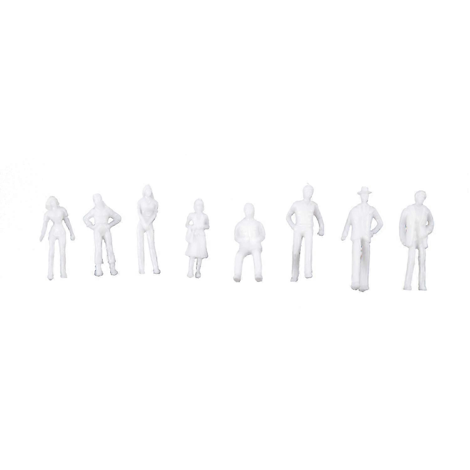 100PCS Figures 1: 75 Scaled Models Train Building People for Layout
