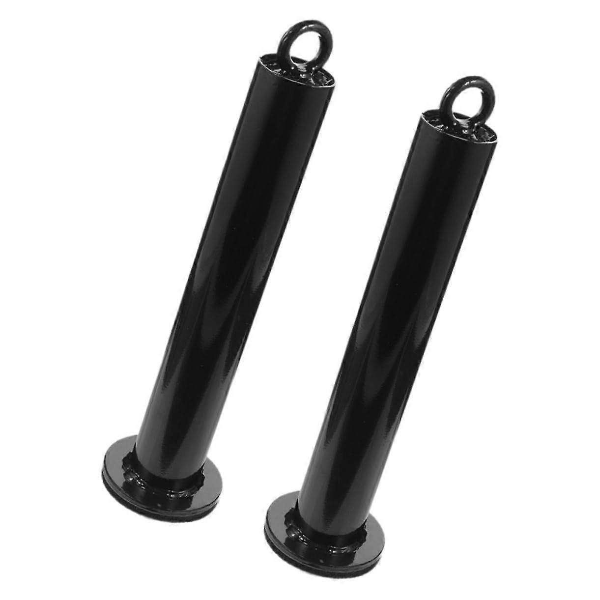 Barbell Slice Weight Rod 2Piece MultiGym Attachment Cable Attachments Weight Plate Rack Strength Training