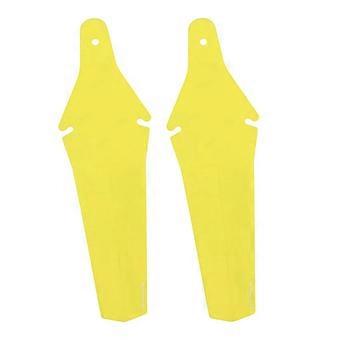 2x Fahrrad Schutzblech Einfach zu montieren Reiten Ersatzteil Biking Saver White Edition 0922