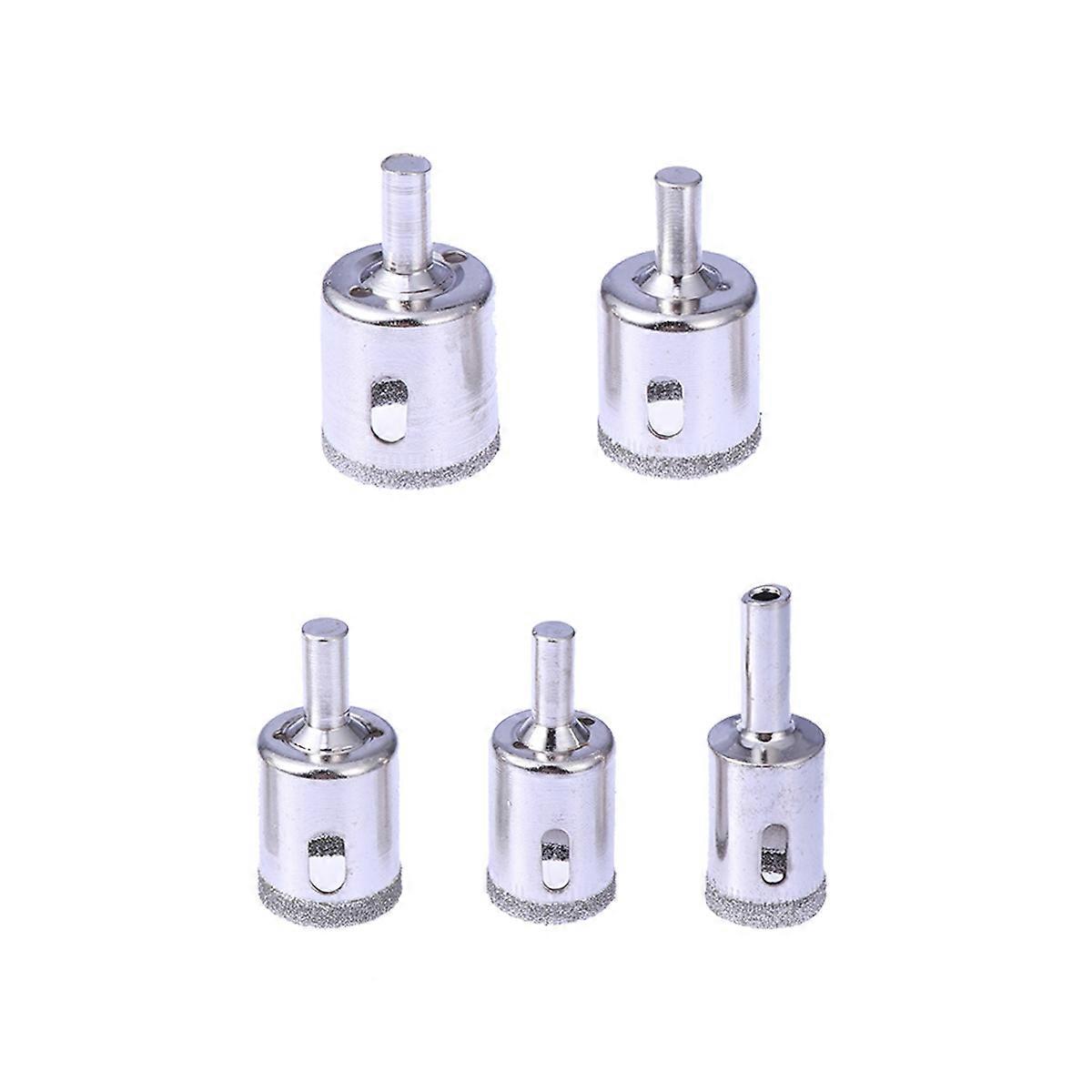 Diamond Drill Bits Hole for Glass Use 30 in Silver Color