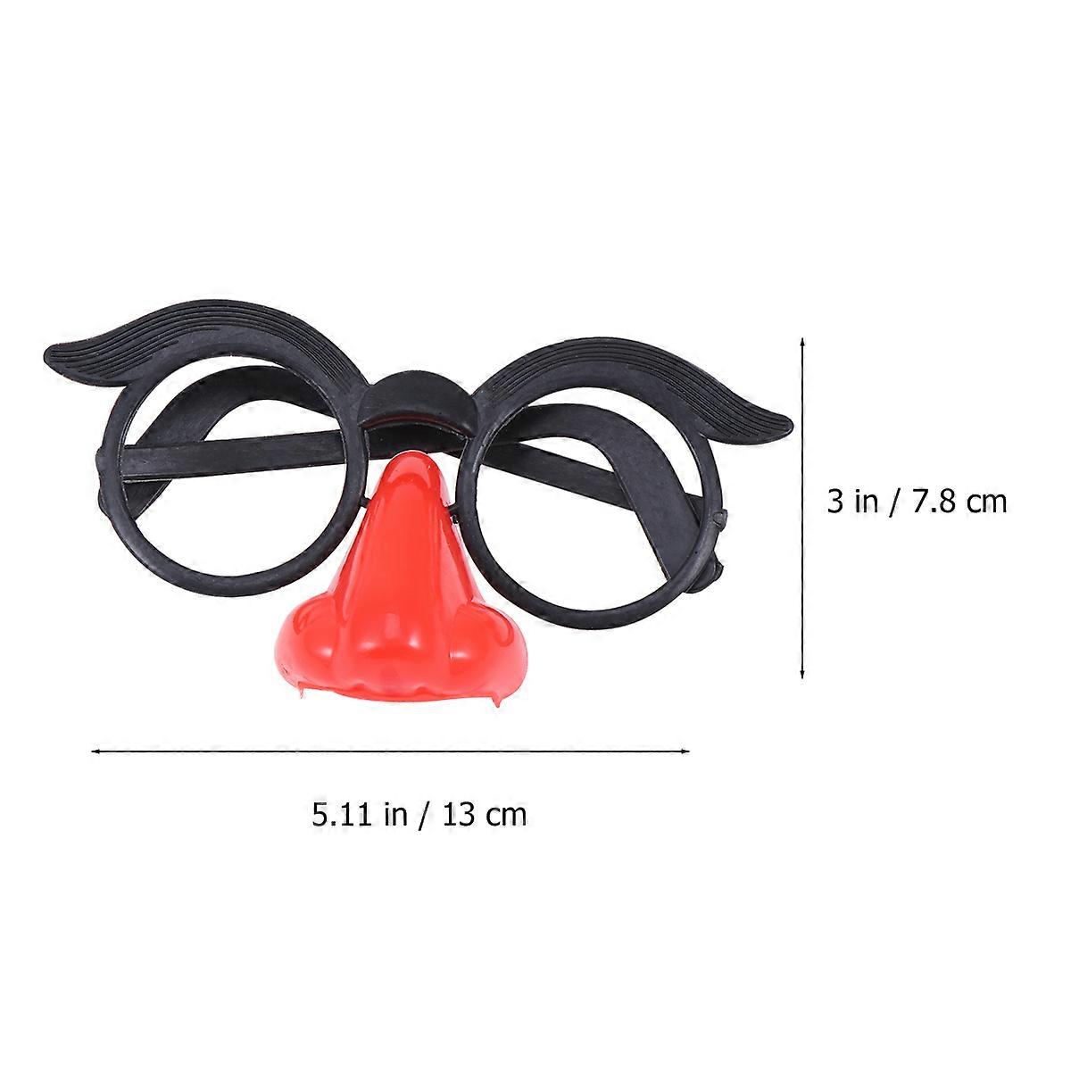 Blowing Dragon Whistle Cartoon Glasses for Party 10Pcs Set
