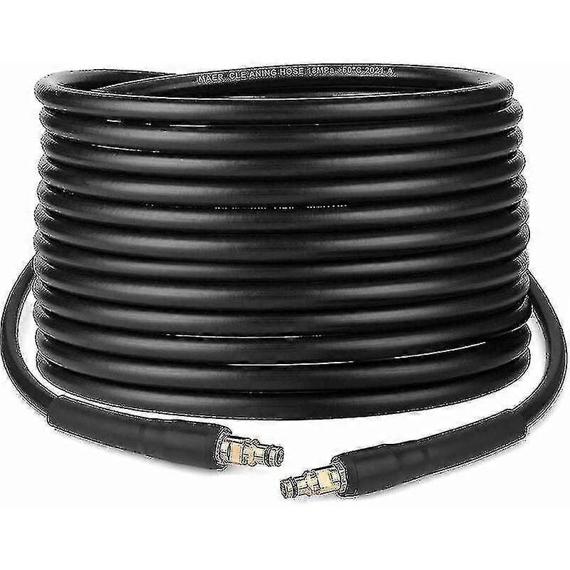 Hose For Karcher K2 K3 K4 K5 K6 K7 Pressure Washer - 10m - Quick Connect Hose With Brass Tips