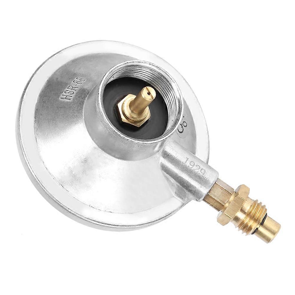 Low Pressure One Pound Adjustable Propane Tank Gas Regulator Valve, Table Top Control Valve with Connection Female Throwaway Cylinder Thread Inlet