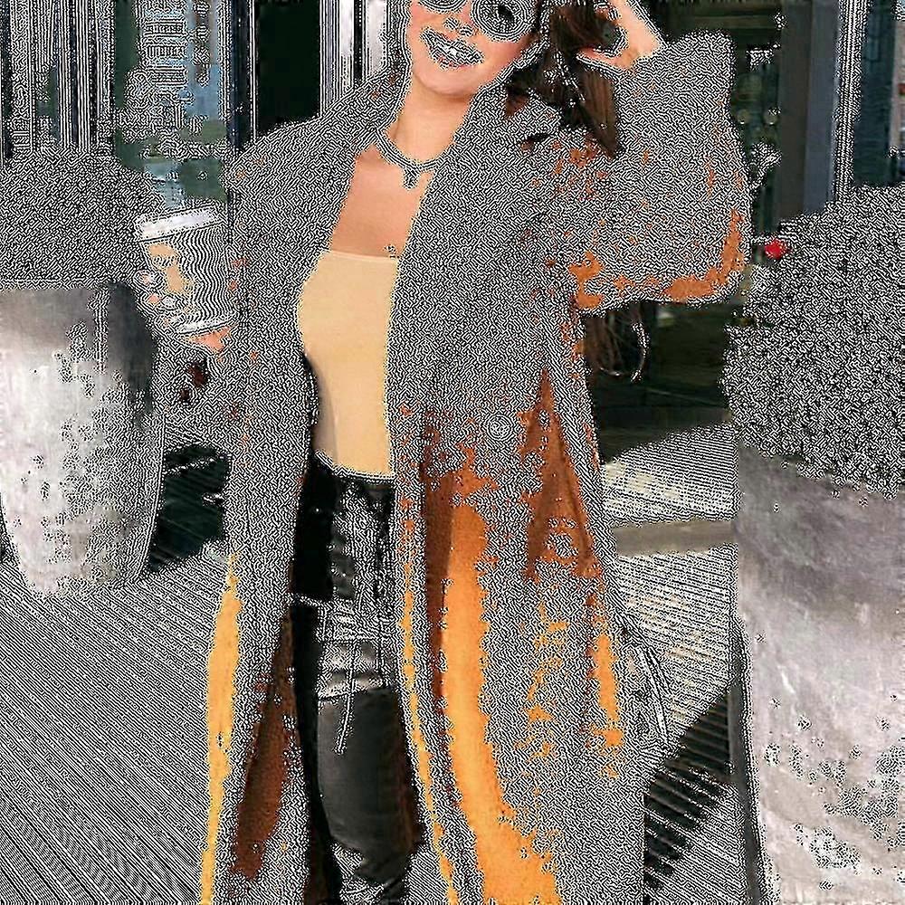 Winter Fluffy Lange Jas Jas voor Dames 2025