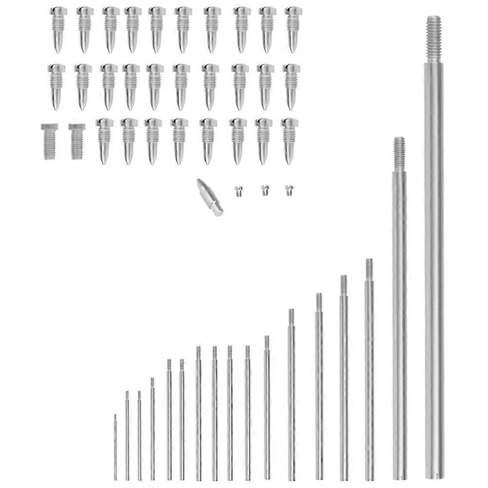 Silver Upper Bass Saxophone Repair Kit for Bass Sax Maintenance 3Sets