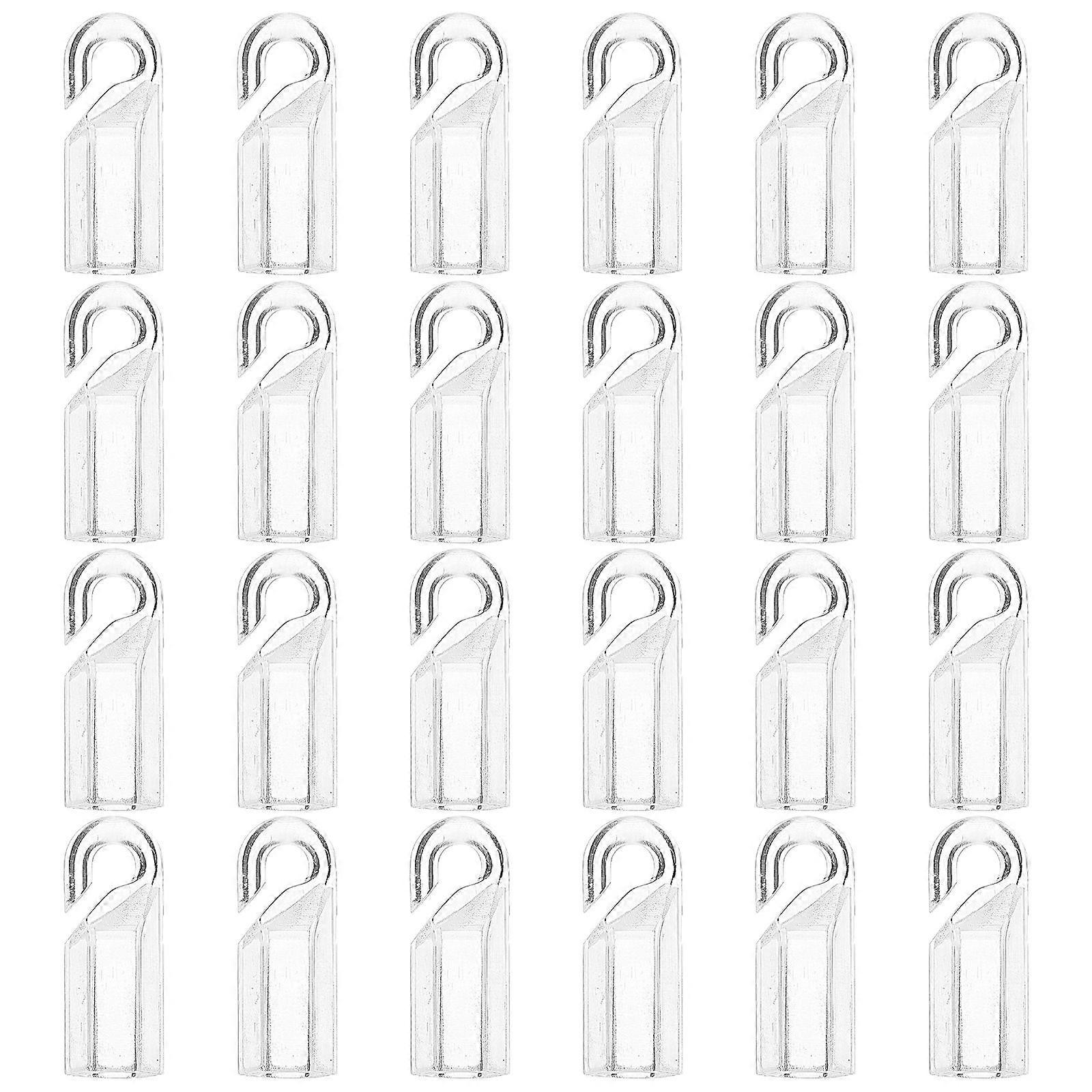 24 Pcs Vertical Blind Wand Rod Tip Hook Wand Tip Hook Sleeve Wand Hook Caps