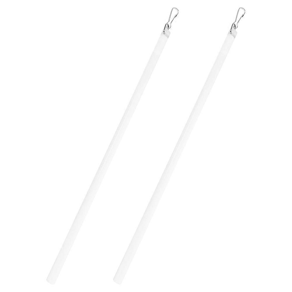 Drapery Wand Acrylic Curtain Pull Rod with Hook for Blind Accessory 8Pcs
