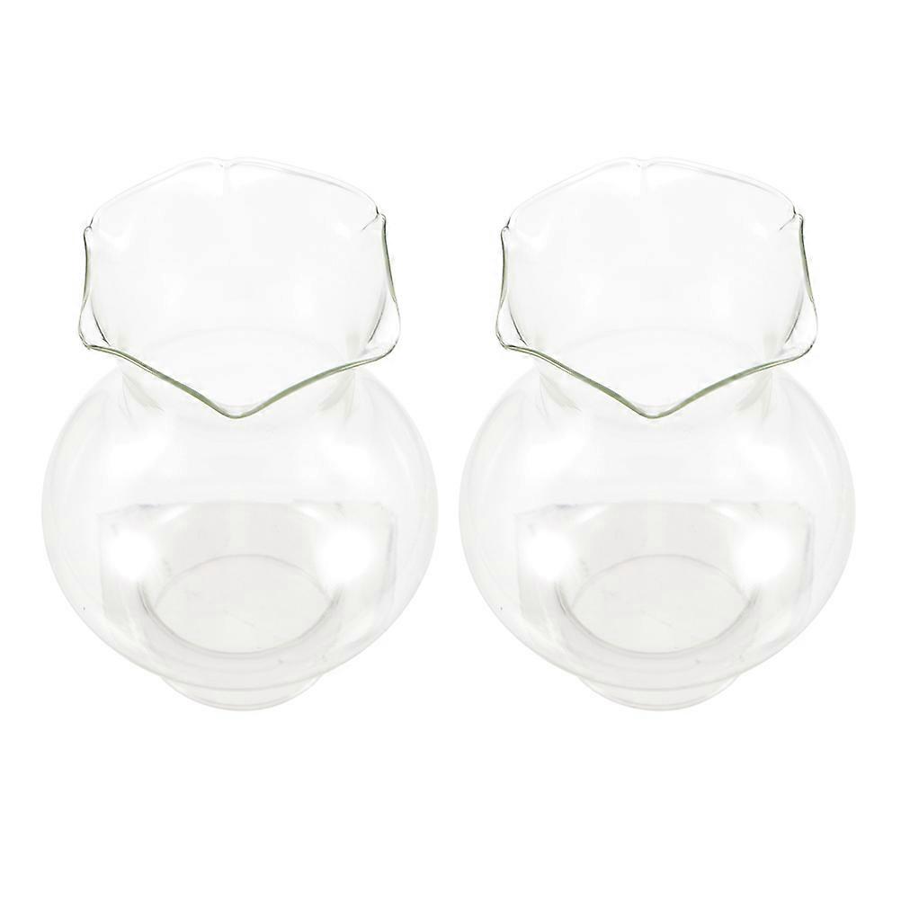 Oil Lamp Chimney Replacement Glass Lampshade for Kerosene Lamp 6Pcs