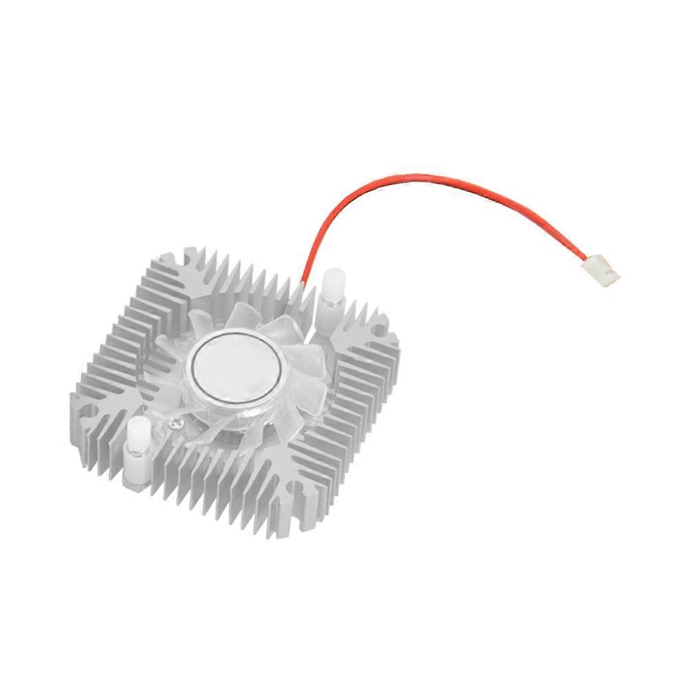 Graphic Card Cooler White GPU Fan Cooler for Computer 2Pcs Air Cooling