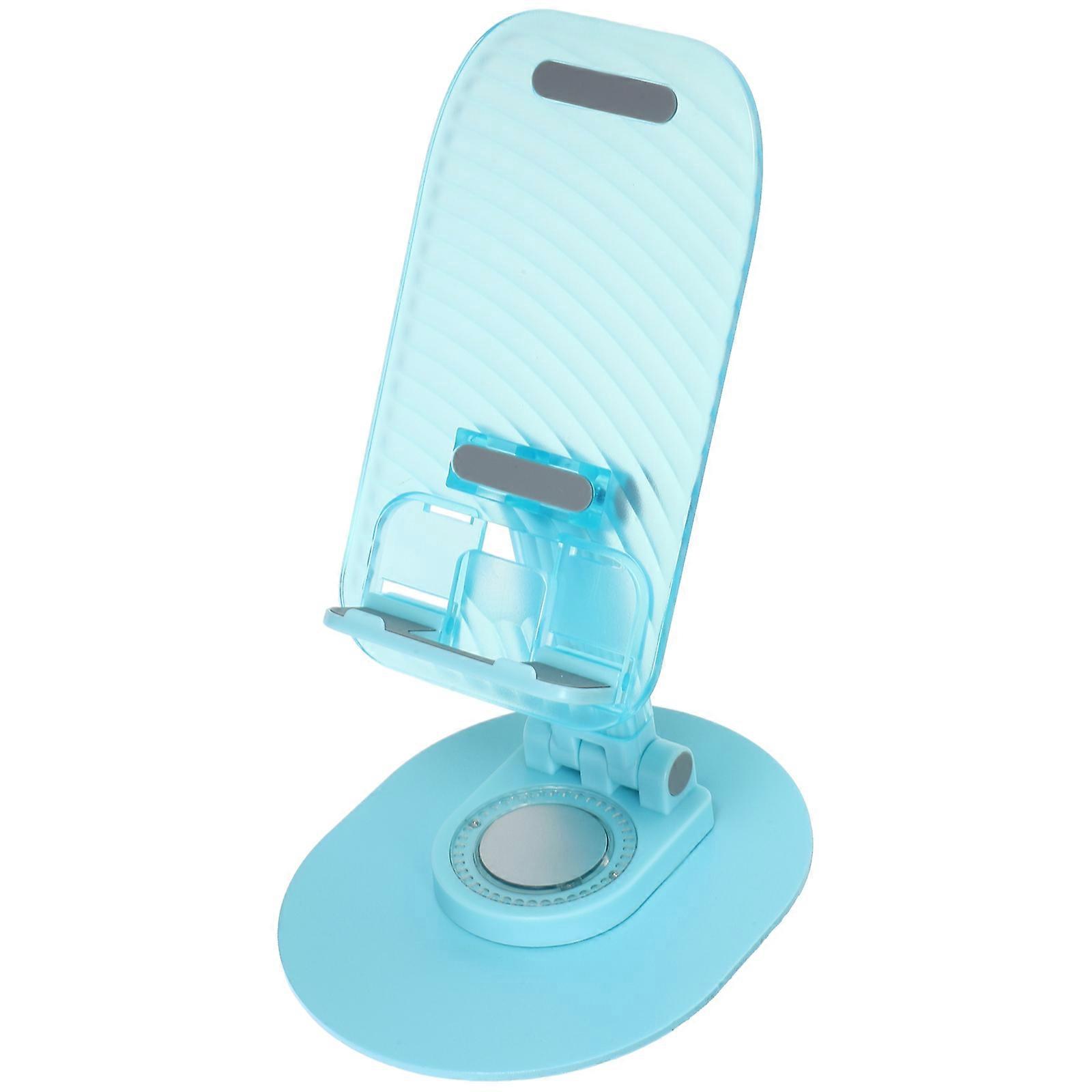 Phone Holder Foldable Phone Stand for 4Pcs Stable Desktop Use Acrylic Sky-Blue