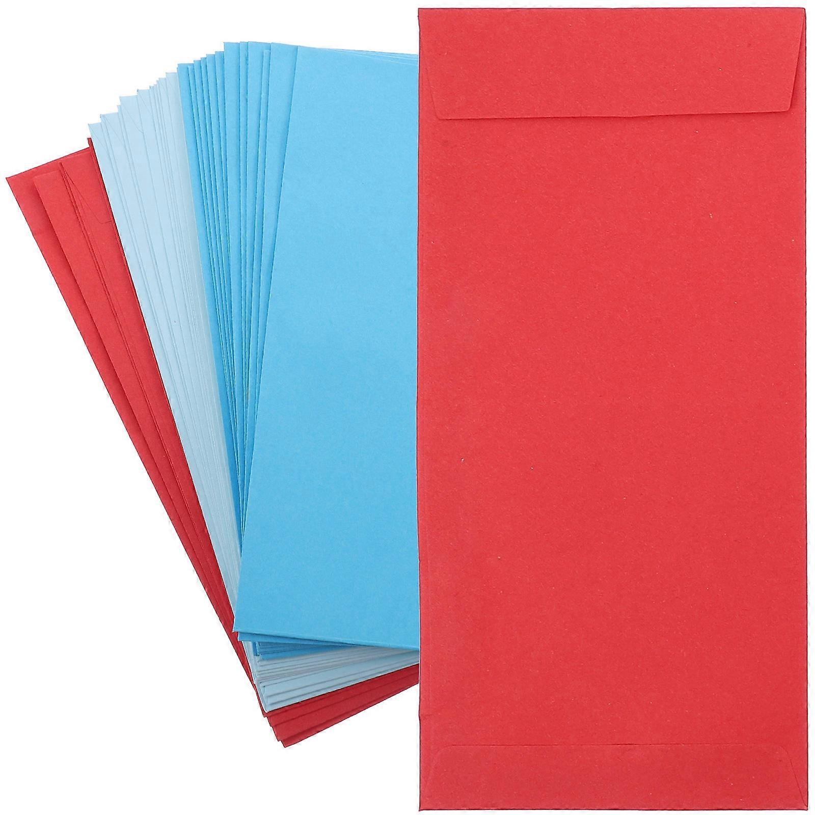 Kraft Paper Cash Envelopes 150Pcs Self -function Envelopes For Writing Notes Decoration 16.8x8.1cm