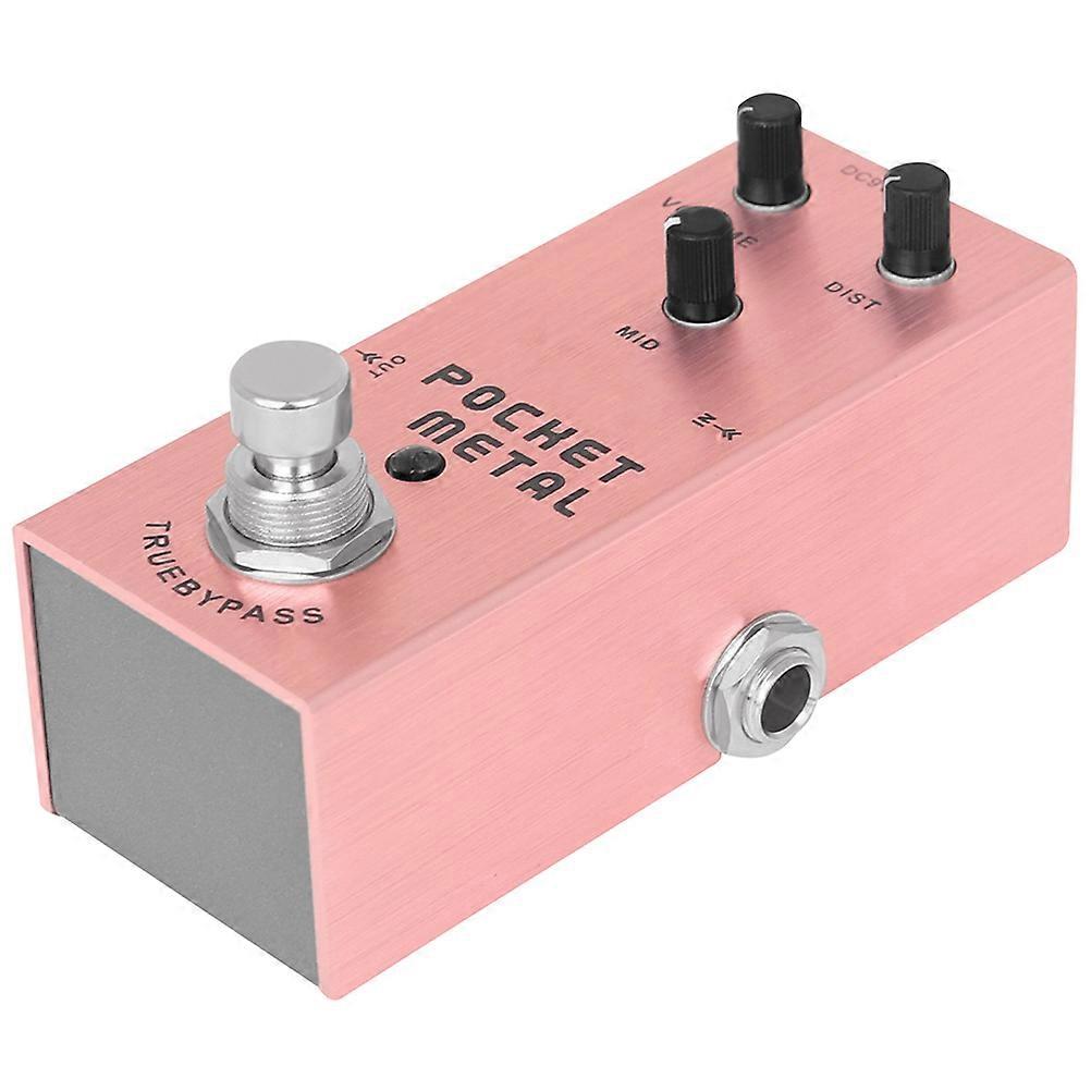 5Pcs Metal Effect Pedal For Electric Guitar Musicians Pocket Size Designed For Outdoor Performances With True Bypass