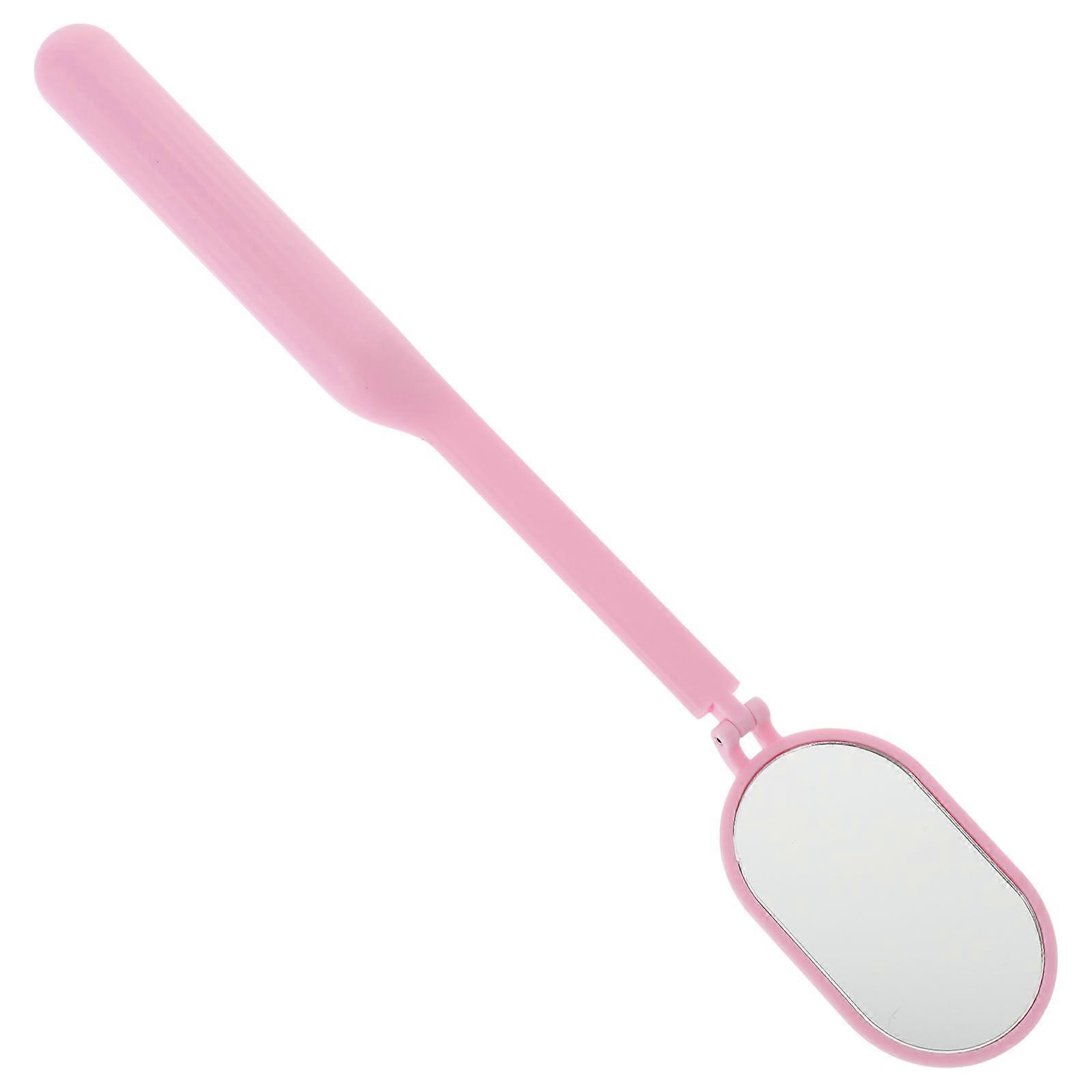 Eyelash Extension Mirror Eyelash Check Mirror for Reflection 3Pcs Pink