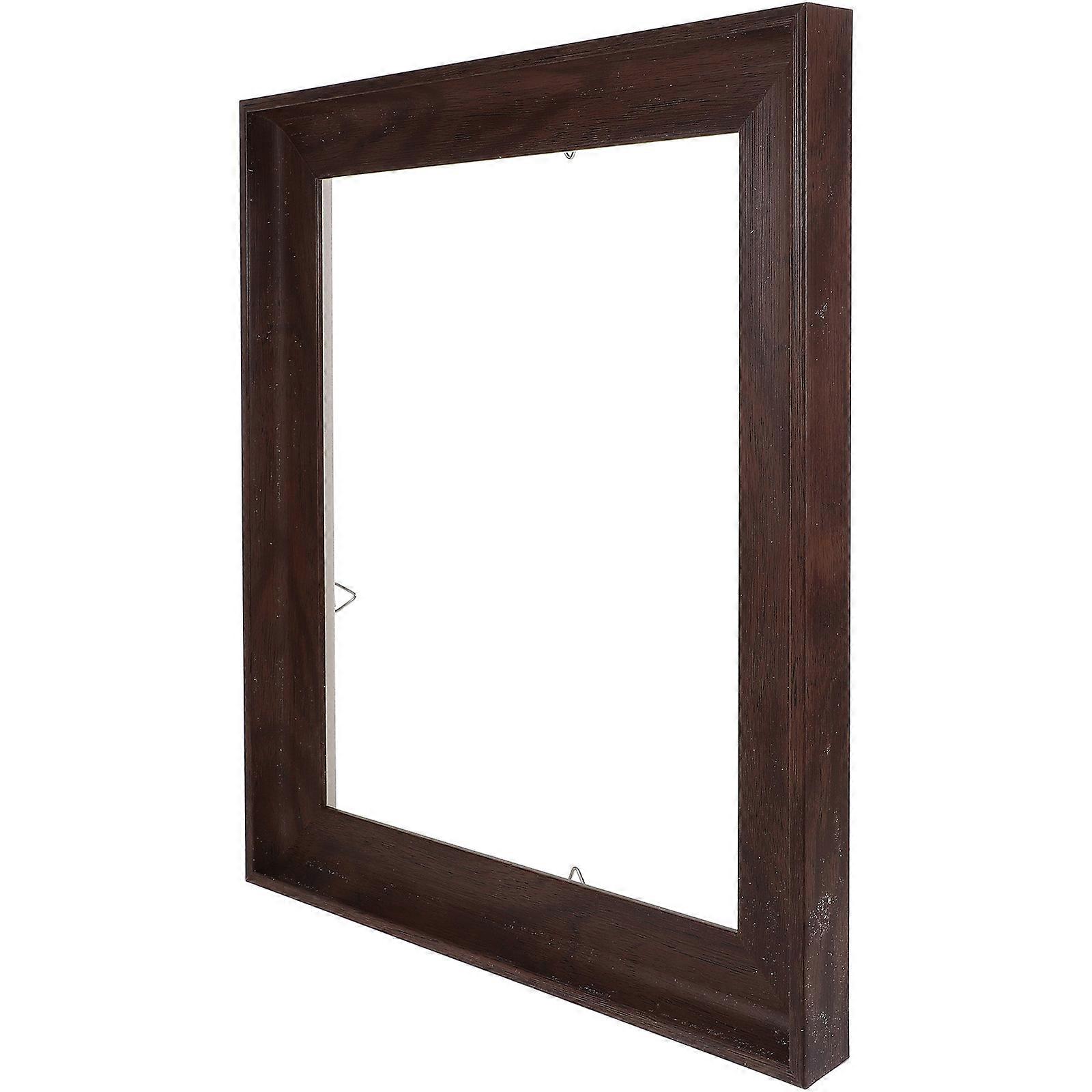 Resin Canvas Floating Frame for Canvas Painting Display 5Pcs Coffee Color