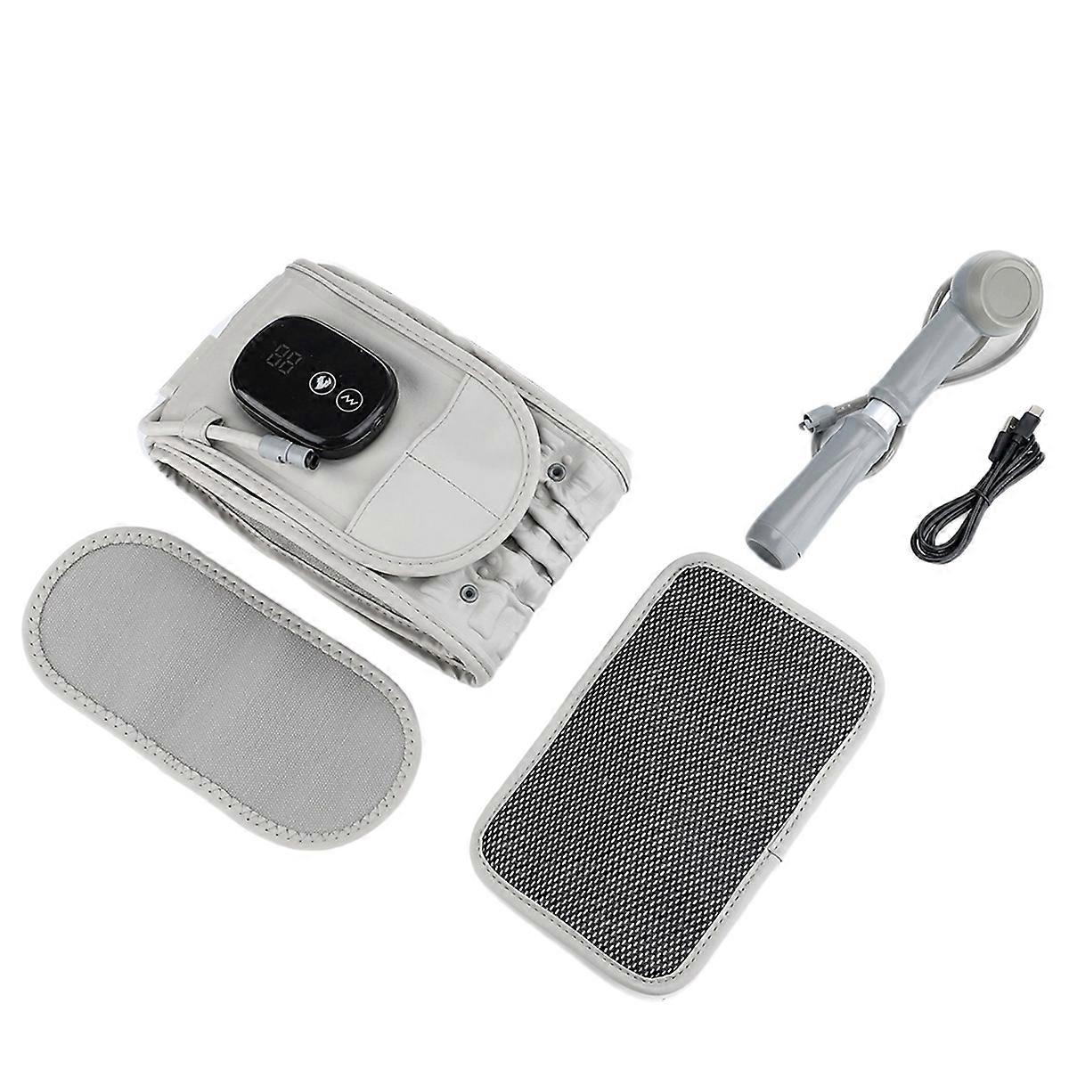 Decompression Back Belt with Red Light Heating and Massage Back Reliever Inflatable Back Brace for